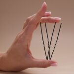 80 mm u-pins - black